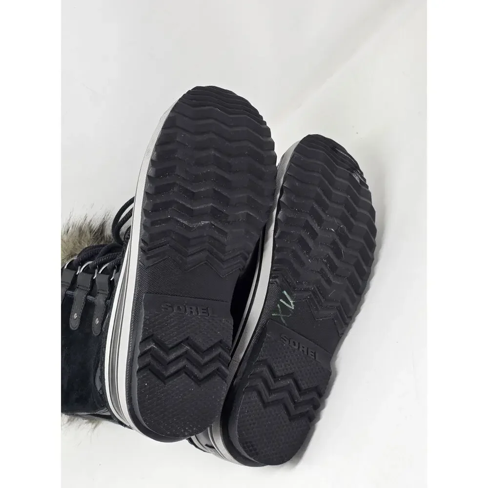 Sorel Joan of Arctic Women's Waterproof Snow Boots Black Quarry Size US 9
